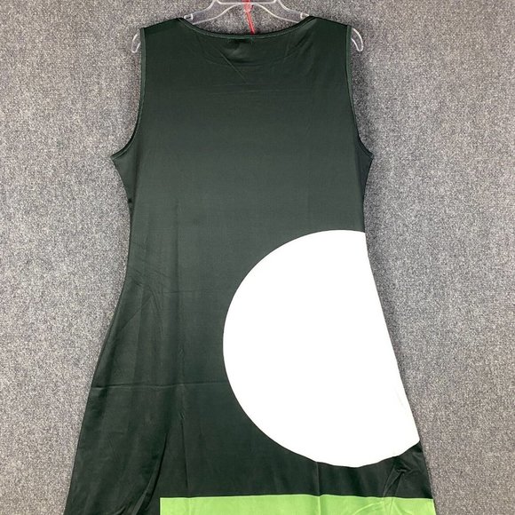 FHQ Dress Women's 2XL Maxi Multicolor Polyester Sleeveless XXL - Picture 6 of 7